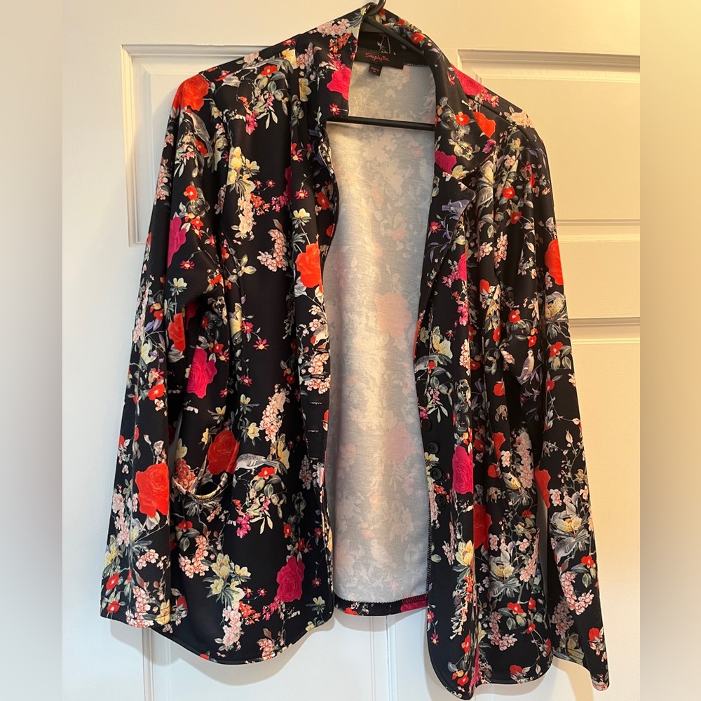 Floral Blazer